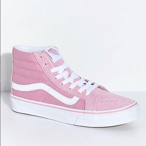 pink hightop vans